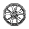 Alutec Xplosive Matt Graphite Front Polished Wheel Img 1