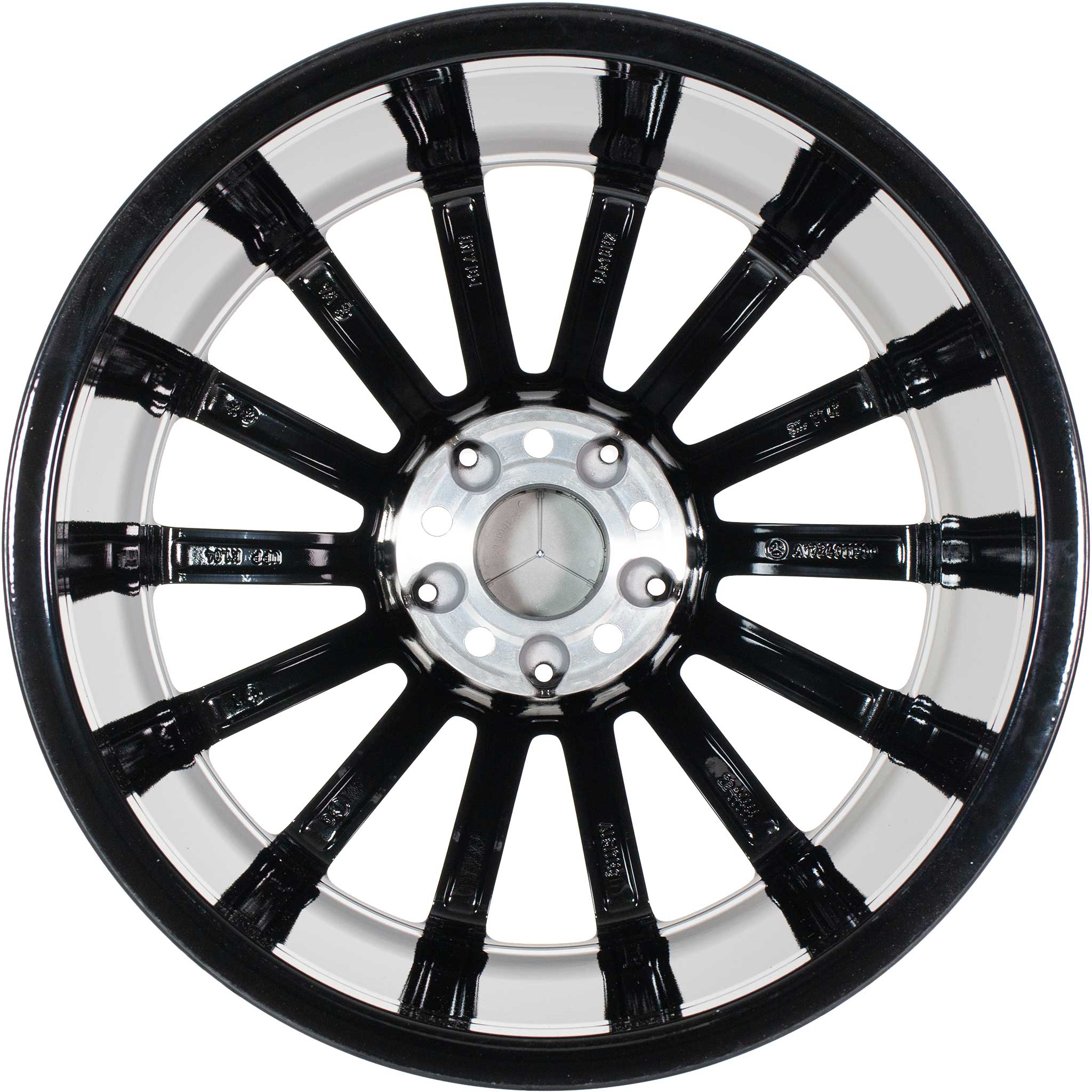 AMG Multispoke [172-18] Gloss Black with High Sheen Alloy Wheel Product Image #3