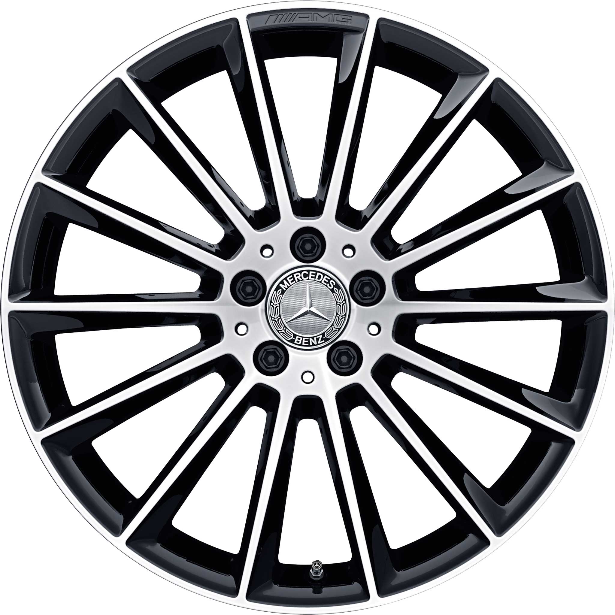 AMG Multispoke [172-18] Gloss Black with High Sheen Alloy Wheel Product Image #1
