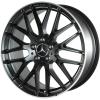 AMG Cross Spoke [176-19] Matt Black with High Sheen Rim Edge Wheel Img 2