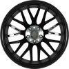 AMG Cross Spoke [176-19] Matt Black with High Sheen Rim Edge Wheel Img 3