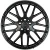 AMG Cross Spoke [176-19] Matt Black with High Sheen Rim Edge Wheel Img 1
