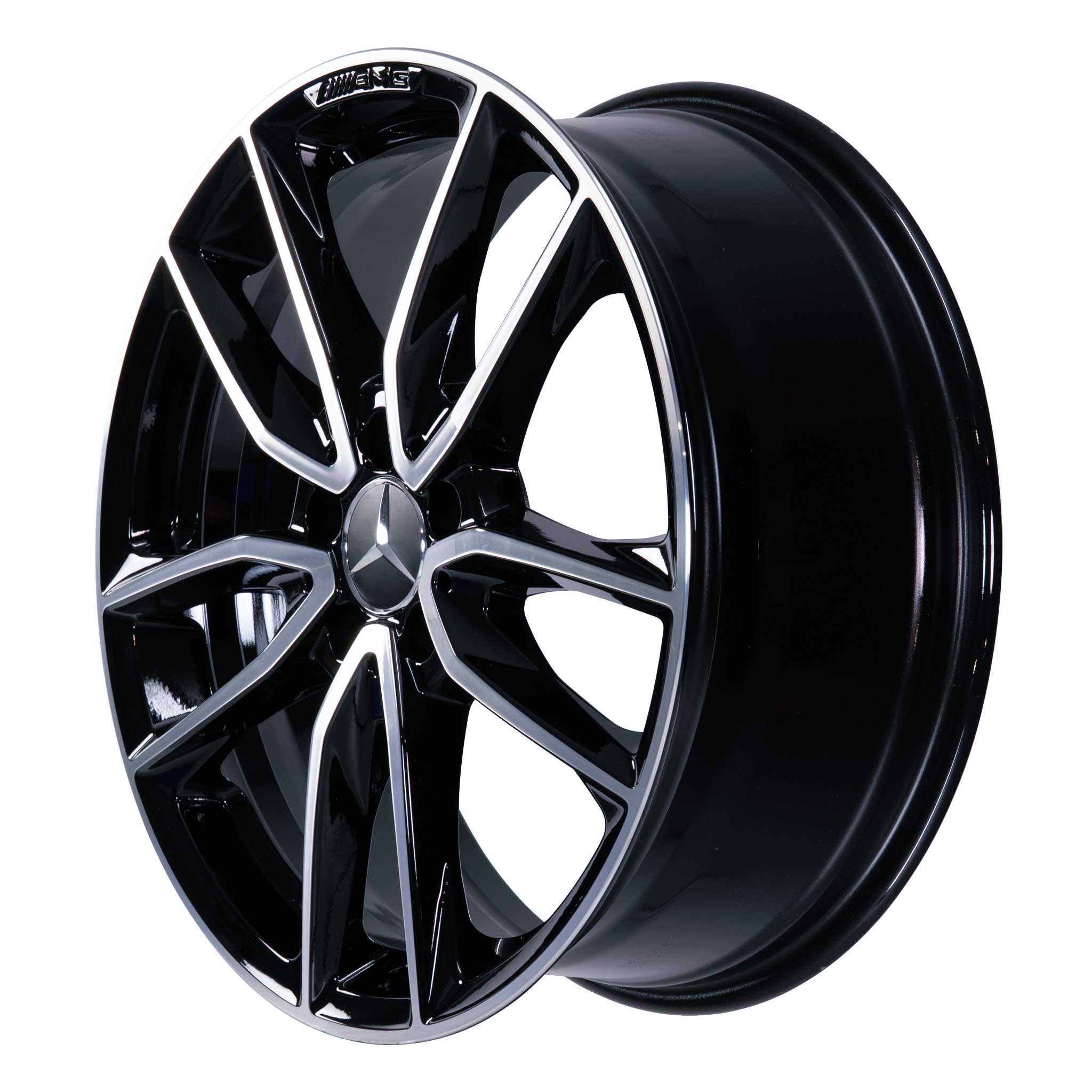 AMG 5 Twin Spoke [177-19] Gloss Black with High Sheen Alloy Wheel Product Image #2