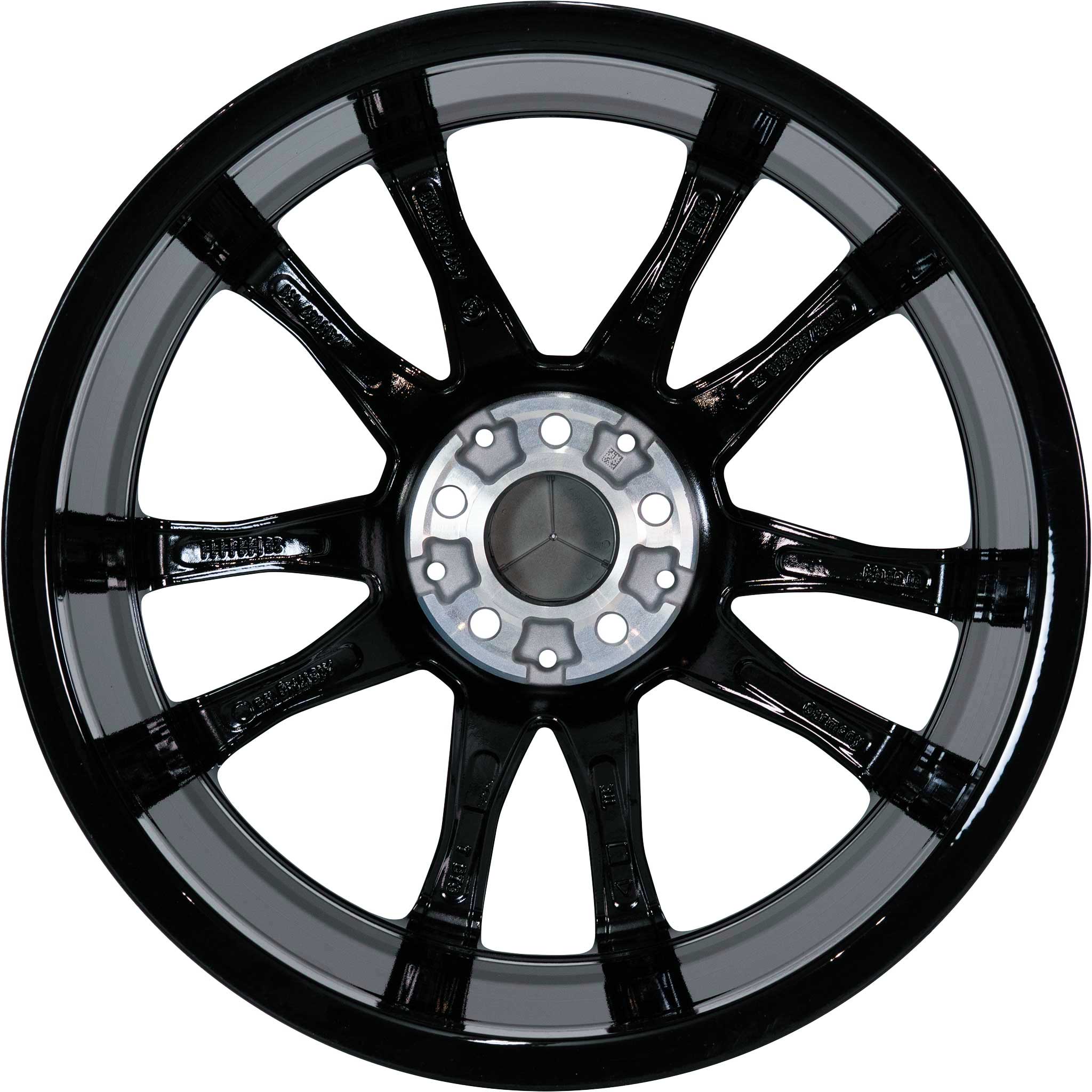 AMG 5 Twin Spoke [177-19] Gloss Black with High Sheen Alloy Wheel Product Image #3