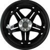 AMG 5 Spoke [177-19] Matt Black with High Sheen Rim Edge Wheel Img 4