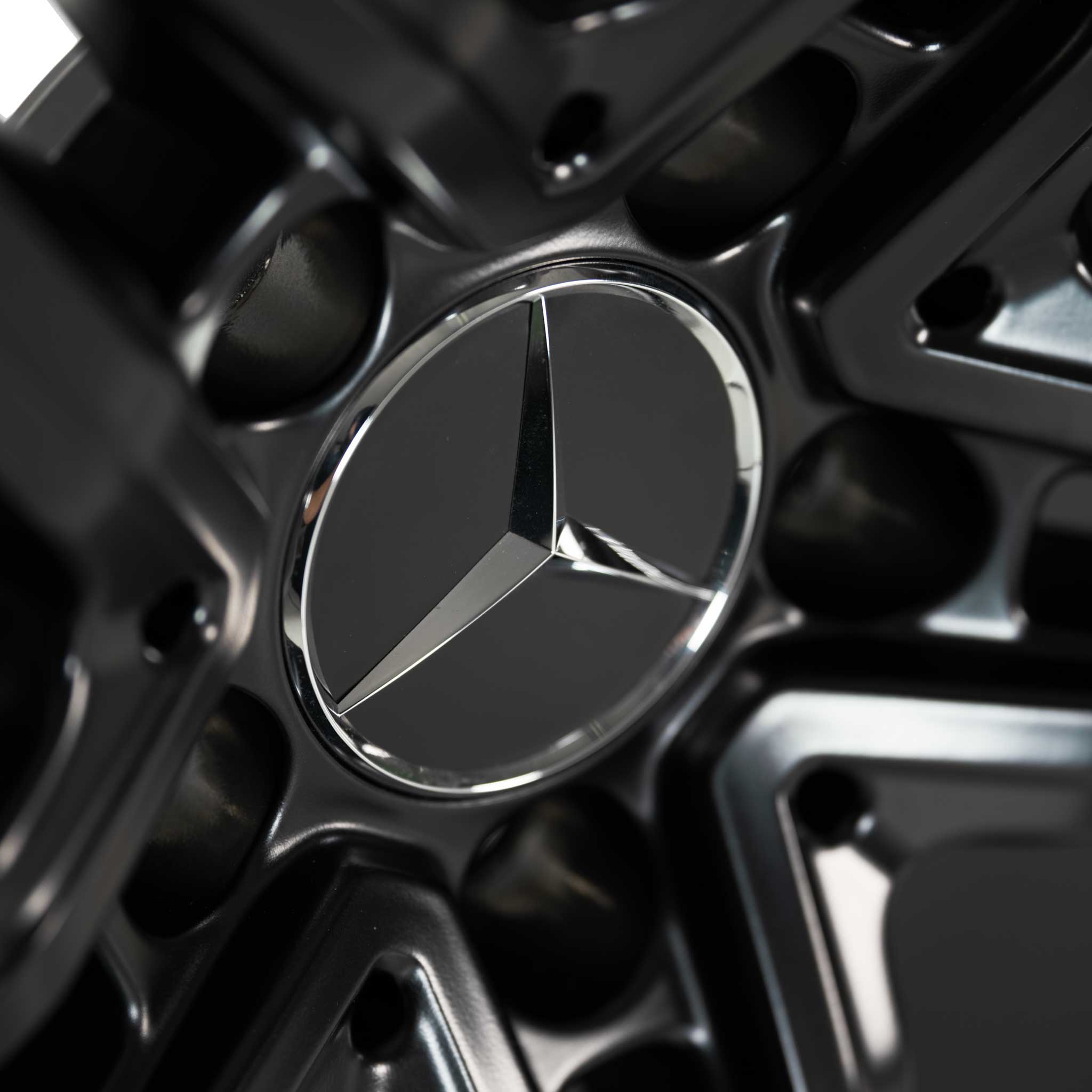 AMG 5 Spoke [177-19] Matt Black with High Sheen Rim Edge Alloy Wheel Product Image #5