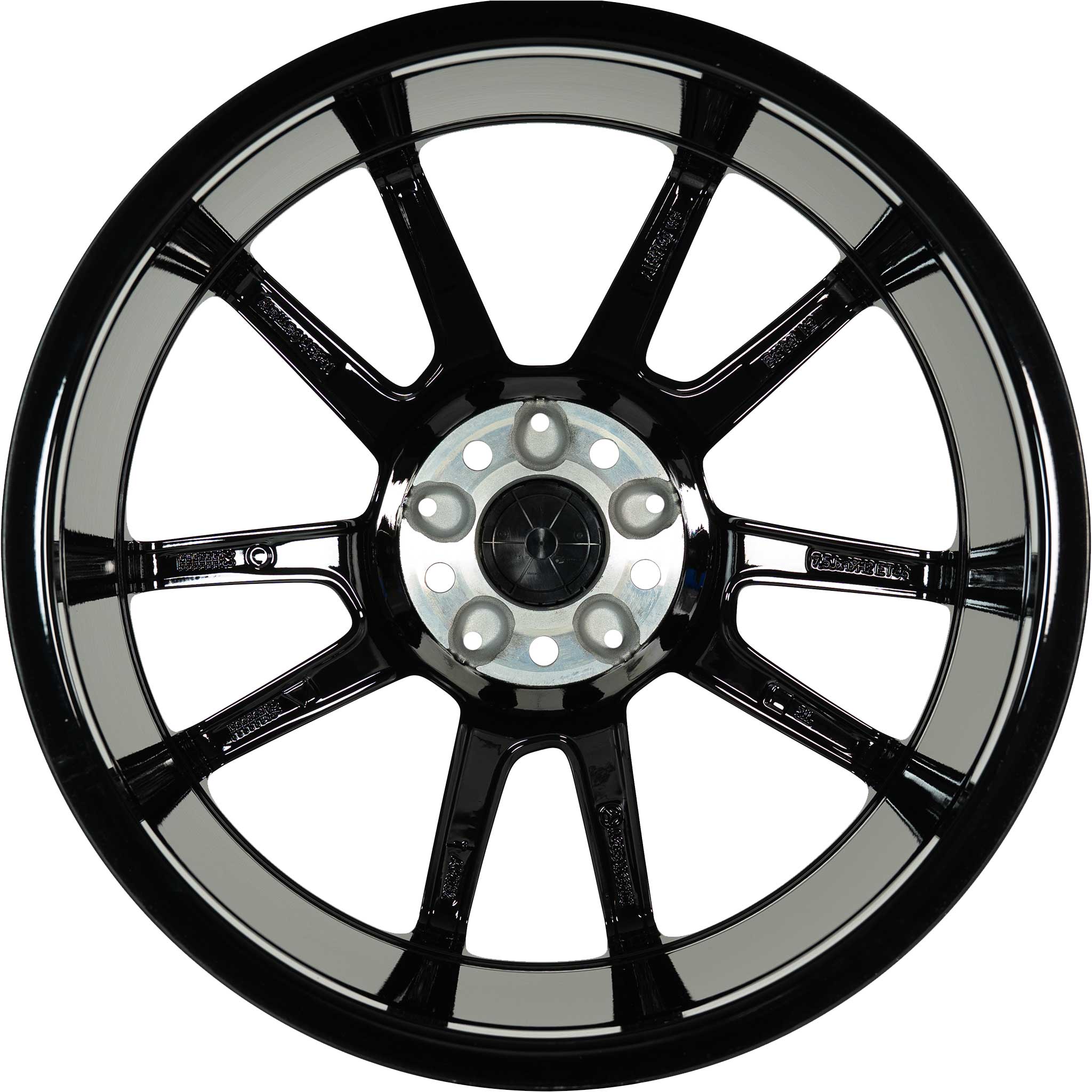 AMG 5 Twin Spoke [205-19] Gloss Black with High Sheen Alloy Wheel Product Image #3