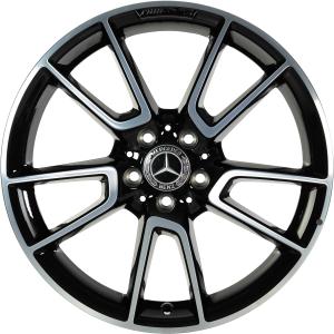 AMG 5 Twin Spoke [205-19] Gloss Black with High Sheen Alloy Wheel for Mercedes C-Class W205 - Sizes 19in