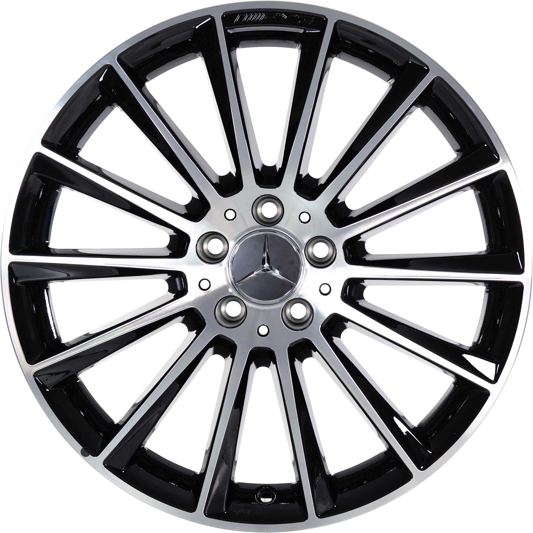 AMG 14 Spoke [205-19] Gloss Black with High Sheen Alloy Wheel Product Image #1