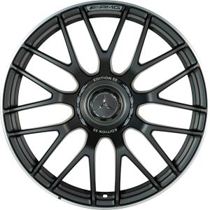 19" AMG Cross Spoke [205-19] Matt Black with High Sheen Rim Edge (Forged) alloy wheel