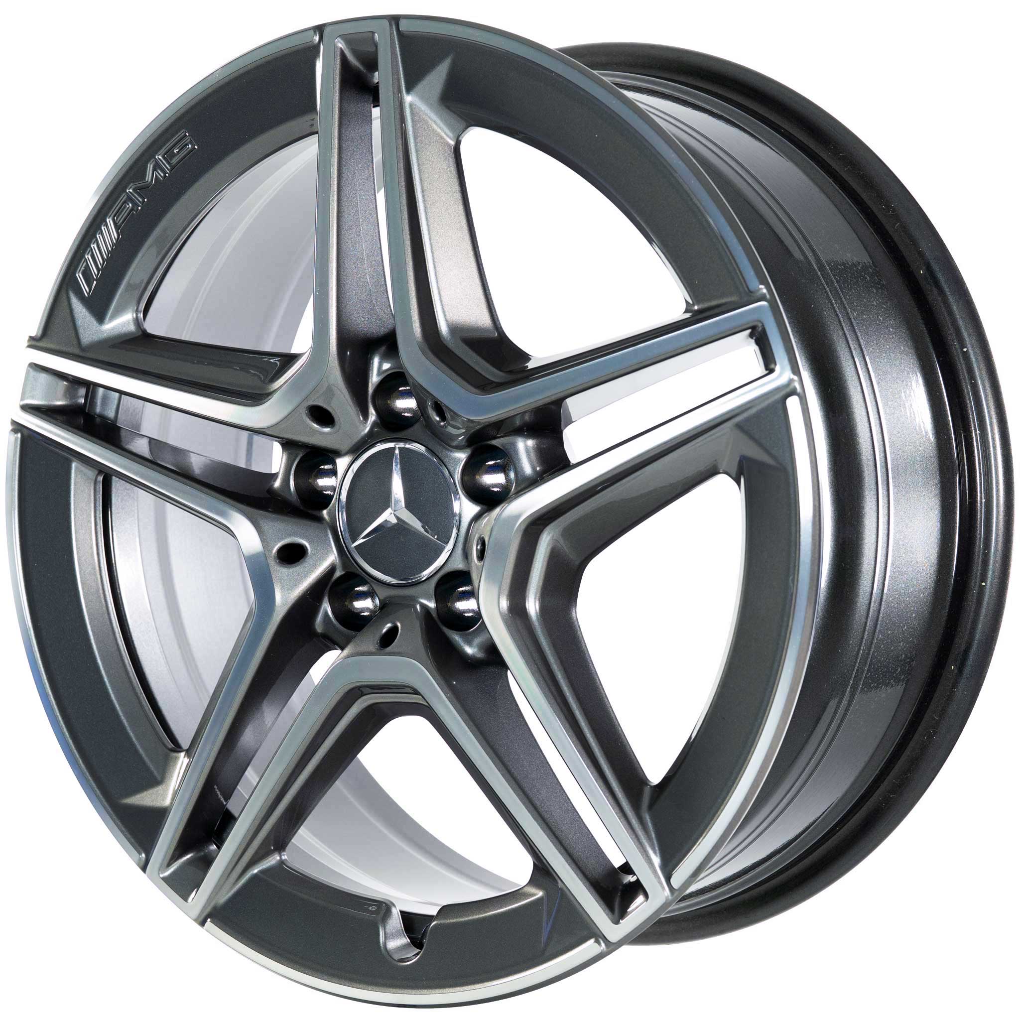 AMG 5 Twin Spoke [205-18] Tremolite Metallic with High Sheen Alloy Wheel Product Image #2