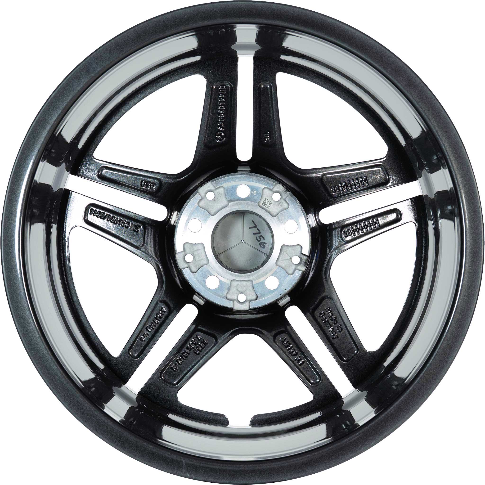 AMG 5 Twin Spoke [205-18] Tremolite Metallic with High Sheen Alloy Wheel Product Image #3