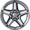 AMG 5 Twin Spoke [205-18] Tremolite Metallic with High Sheen Wheel Img 1