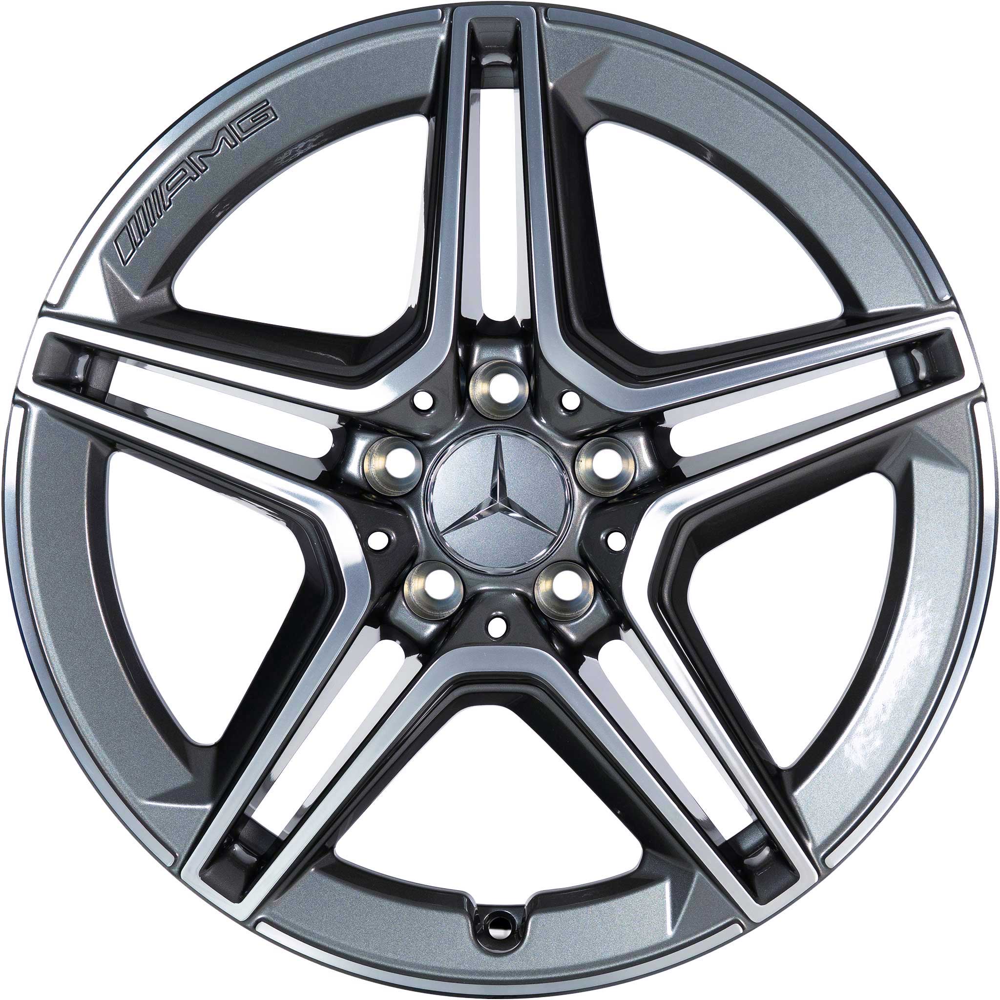 AMG 5 Twin Spoke [205-18] Tremolite Metallic with High Sheen Alloy Wheel Product Image #1