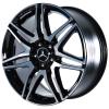 AMG 7 Twin Spoke [212-19] Gloss Black with High Sheen Wheel Img 2
