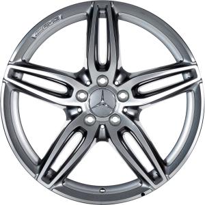 AMG 5 Twin Spoke [213-19] Himalaya Grey with High Sheen Alloy Wheel - Sizes 19in
