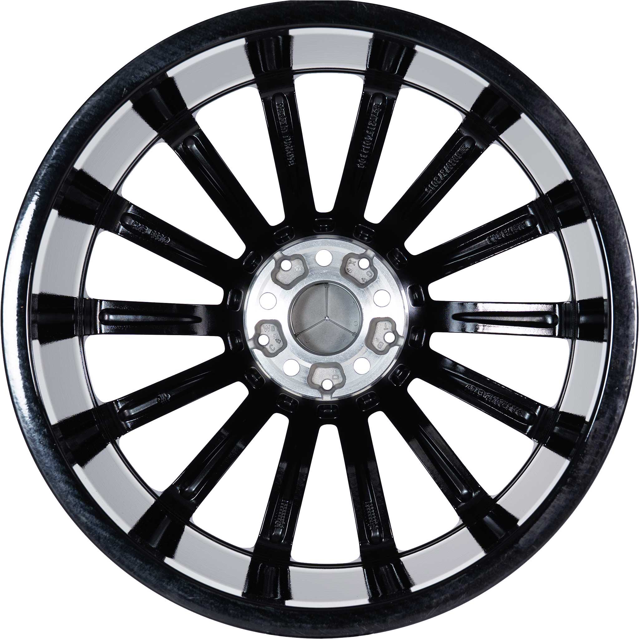 AMG Multispoke [213-20] Gloss Black with High Sheen Alloy Wheel Product Image #3