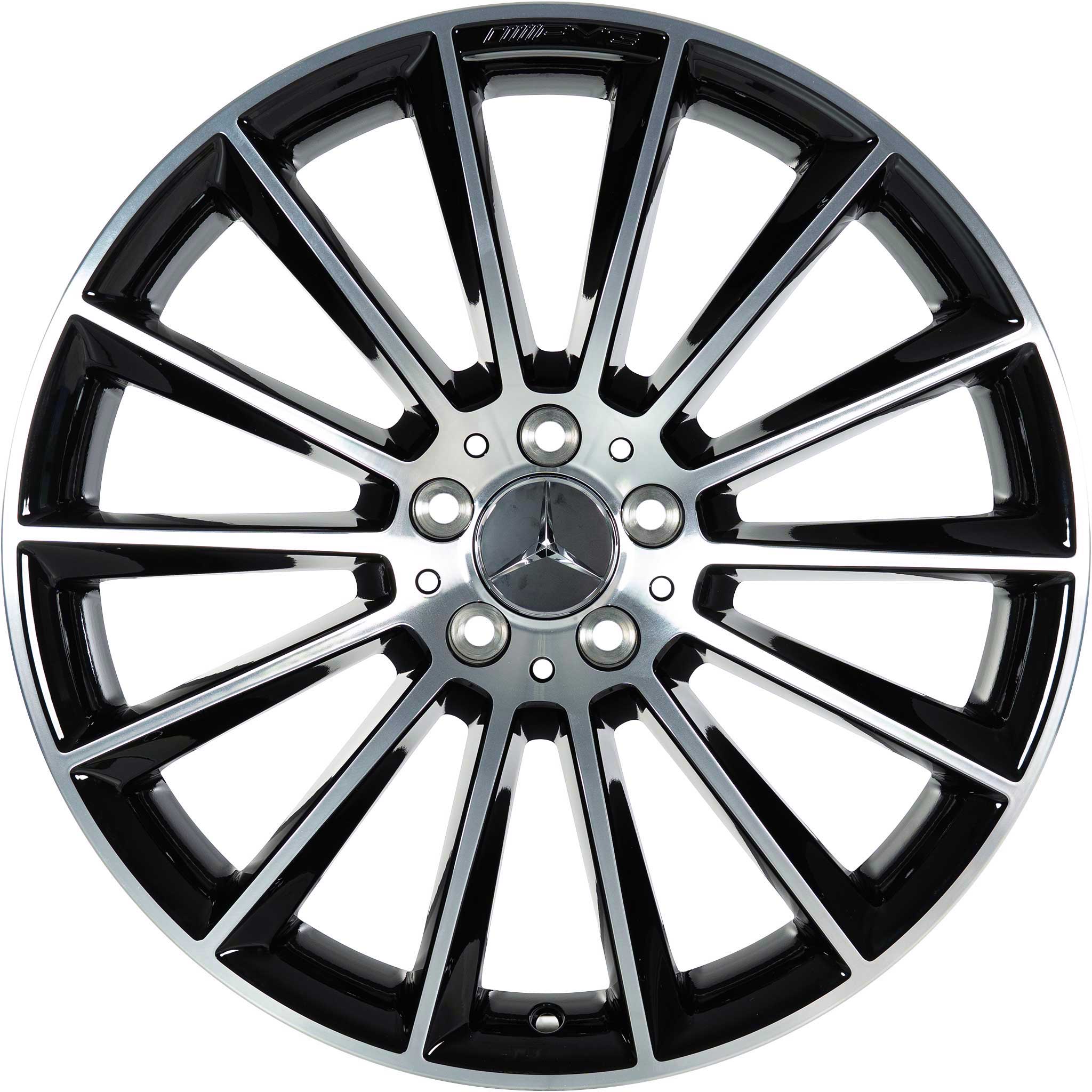AMG Multispoke [213-20] Gloss Black with High Sheen Alloy Wheel Product Image #1