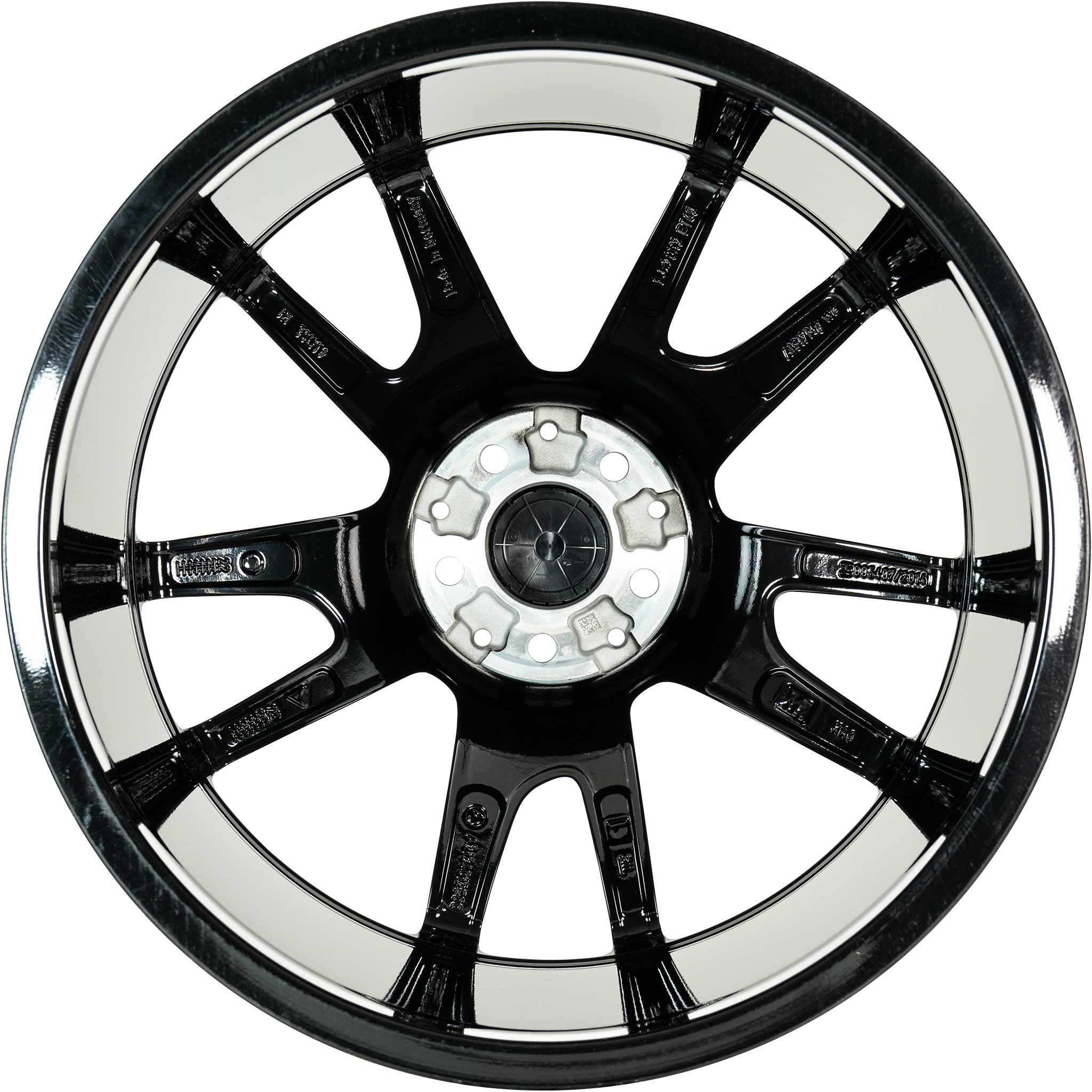 AMG 5 Twin Spoke [213-20] Gloss Black with High Sheen Alloy Wheel Product Image #3