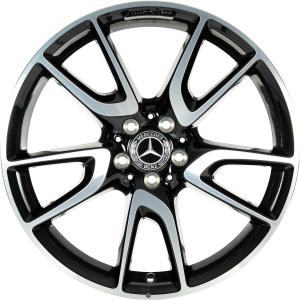AMG 5 Twin Spoke [213-20] Gloss Black with High Sheen Alloy Wheel - Sizes 20in