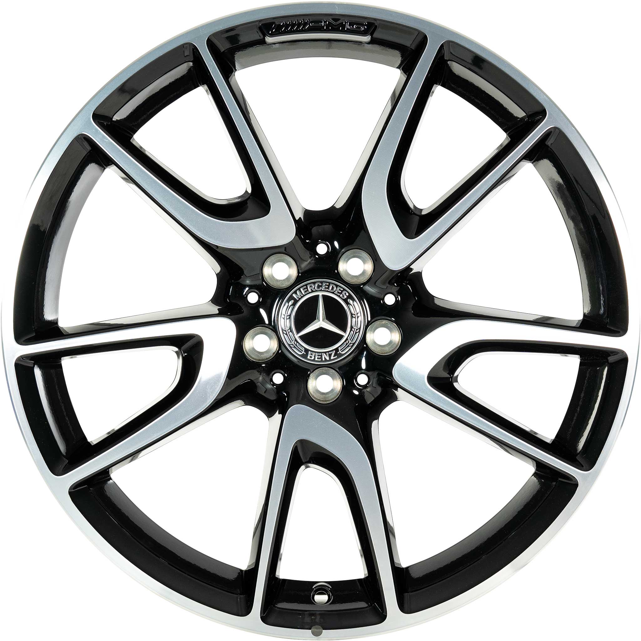 AMG 5 Twin Spoke [213-20] Gloss Black with High Sheen Alloy Wheel Product Image #1