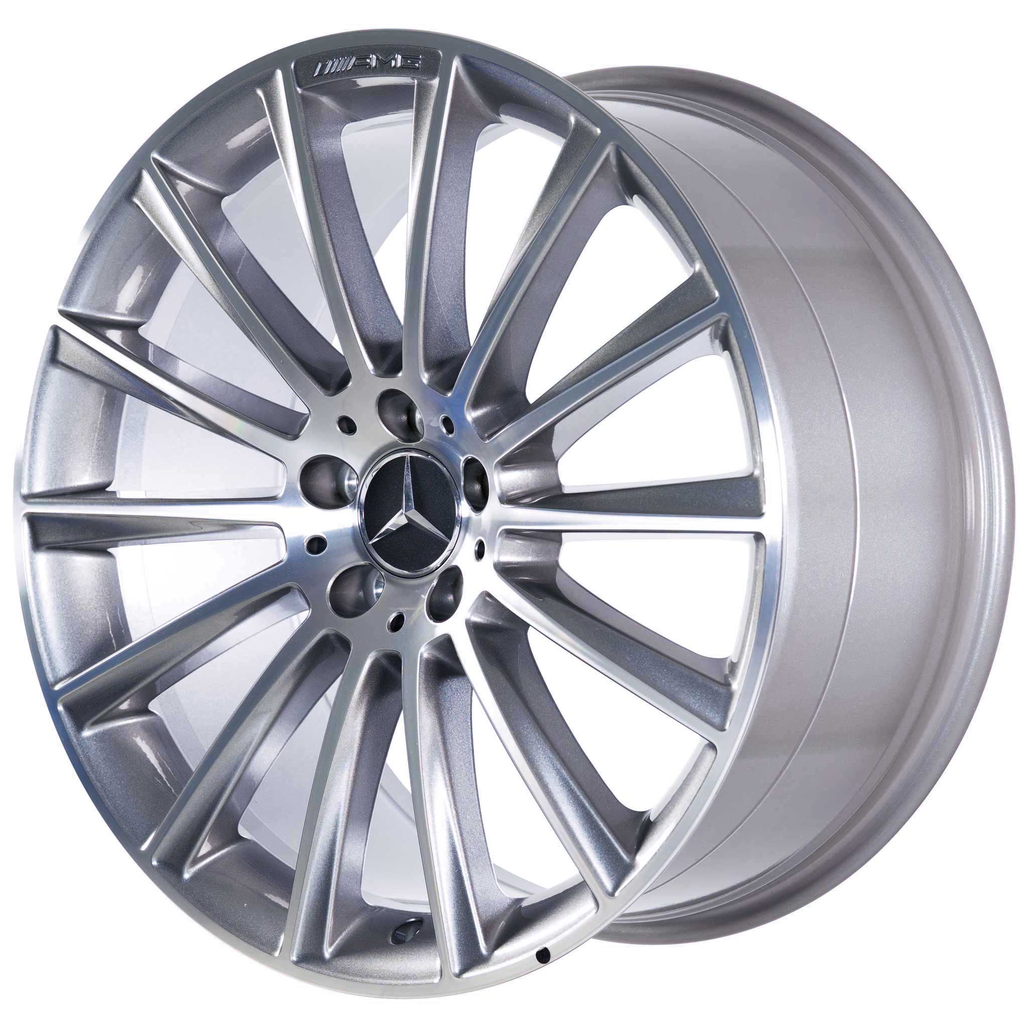 AMG Multispoke [222-20] Himalaya Grey with High Sheen Alloy Wheel Product Image #2