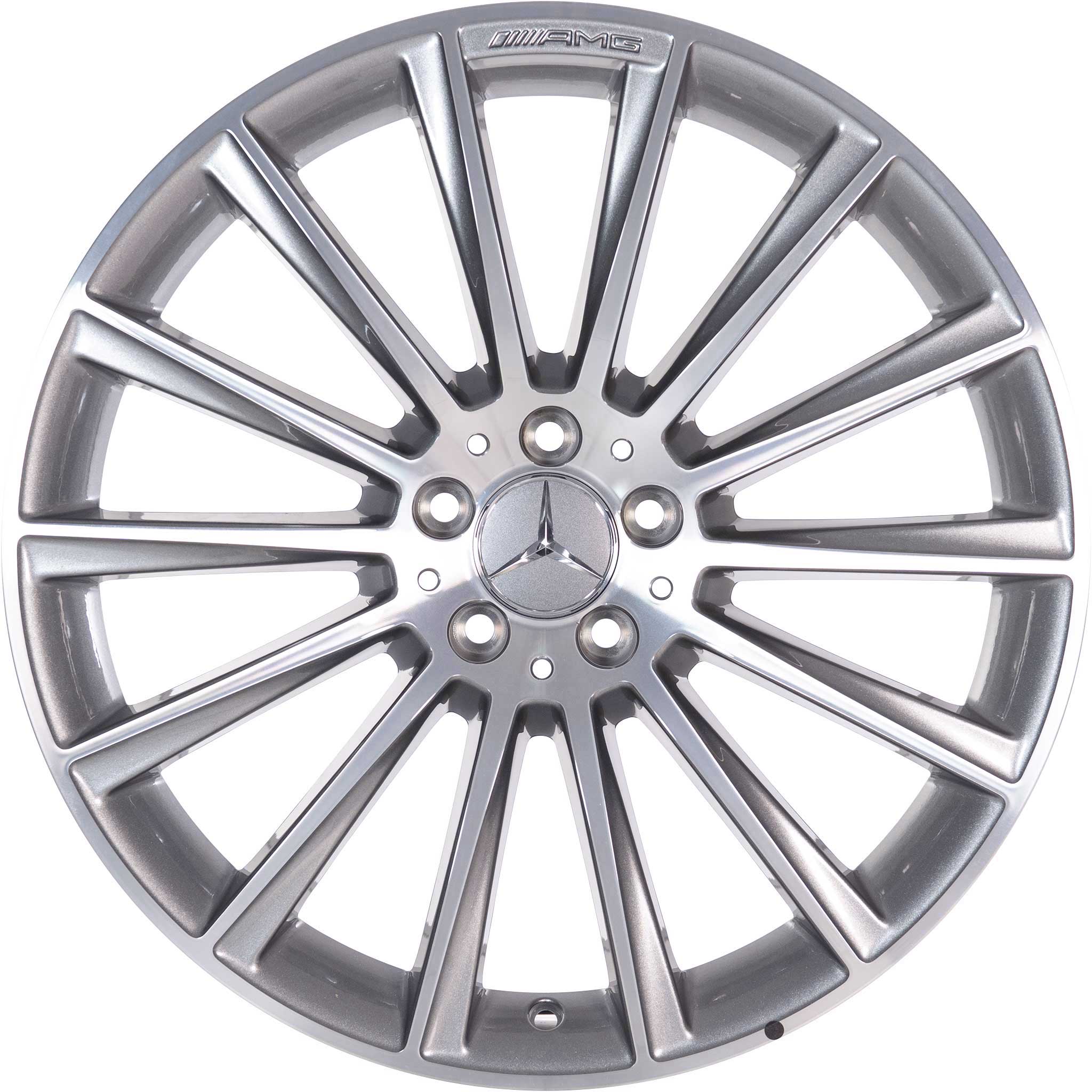 AMG Multispoke [222-20] Himalaya Grey with High Sheen Alloy Wheel Product Image #1