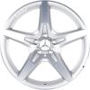 AMG 5 Spoke [231-19] Standard Silver with High Sheen Wheel Img 1