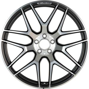 AMG Cross Spoke [290-21] Matt Black with High Sheen (Forged) Alloy Wheel - Sizes 21in