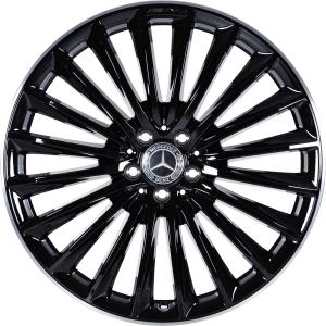 AMG Multispoke [295-21] Gloss Black with High Sheen Rim Edge Alloy Wheel - Sizes 21in