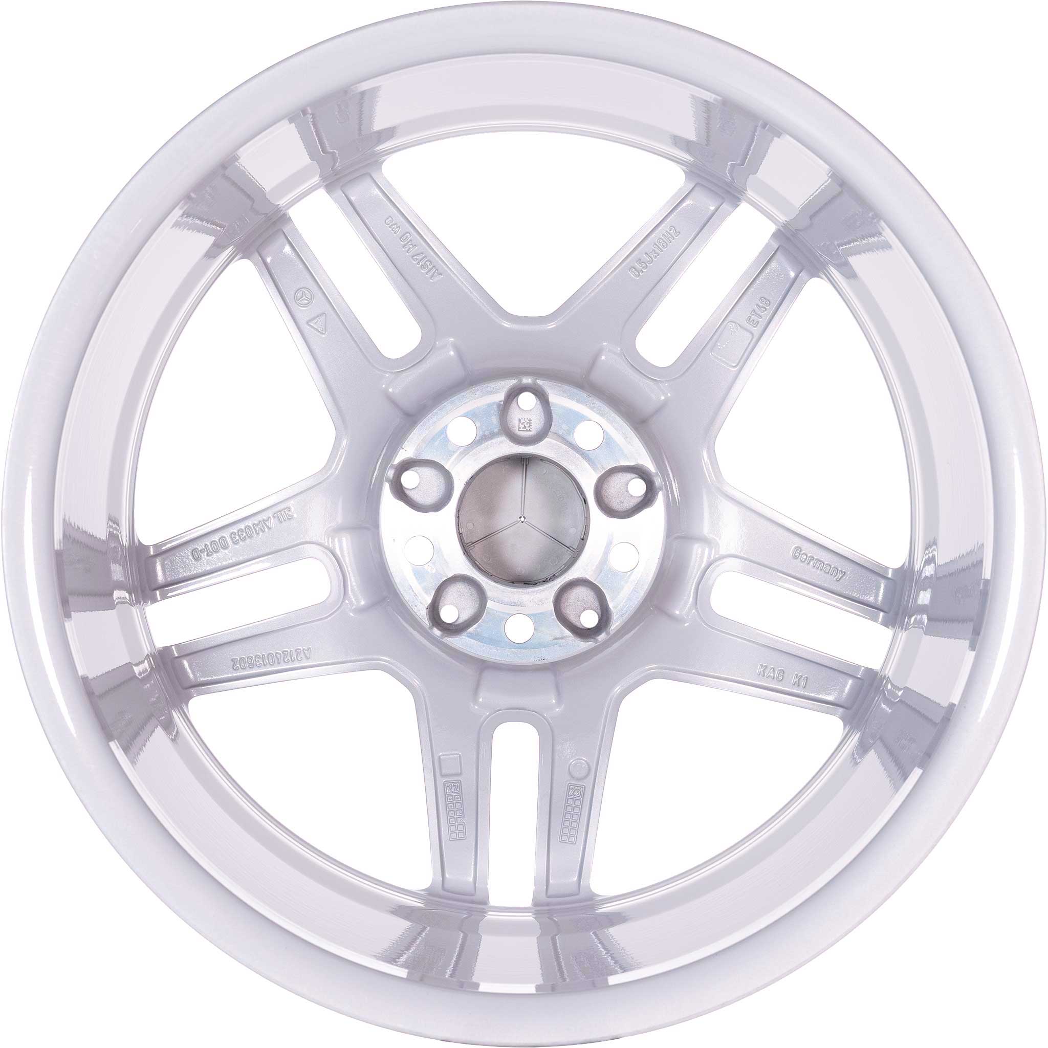 AMG IV [207-18] Standard Silver with High Sheen Alloy Wheel Product Image #3