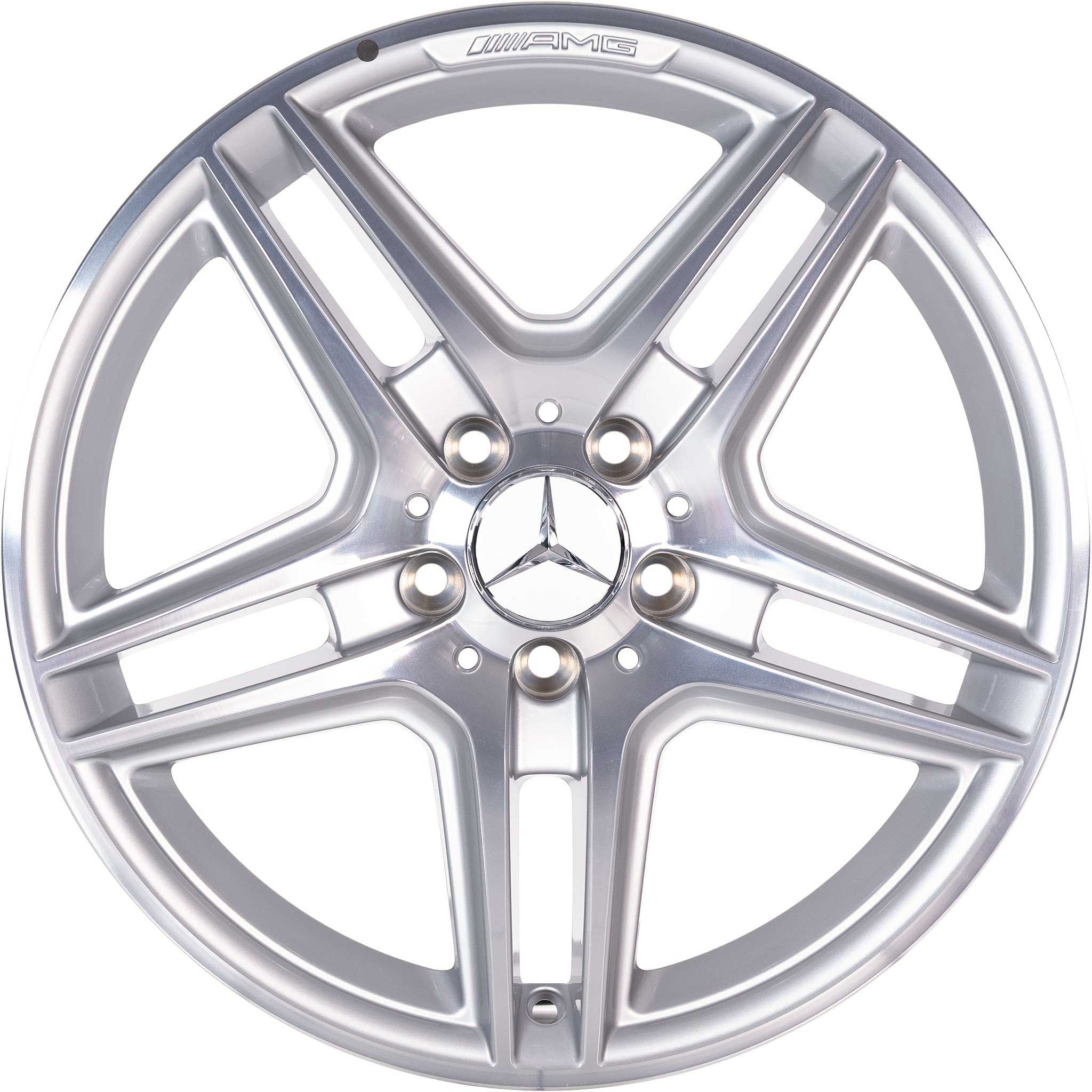 AMG IV [207-18] Standard Silver with High Sheen Alloy Wheel Product Image #1
