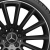 AMG Multispoke [118-19] Matt Black with High Sheen Rim Edge Wheel Img 2