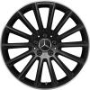 AMG Multispoke [118-19] Matt Black with High Sheen Rim Edge Wheel Img 1