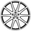 AMG 10 Spoke [156-20] Himalaya Grey with High Sheen Wheel Img 1