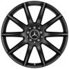 AMG 10 Spoke [156-20] Matt Black with High Sheen Wheel Img 1