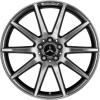 AMG 10 Spoke [156-20] Titanium Black Wheel Img 1