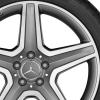 AMG 5 Spoke [156-19] Himalaya Grey with High Sheen Wheel Img 2