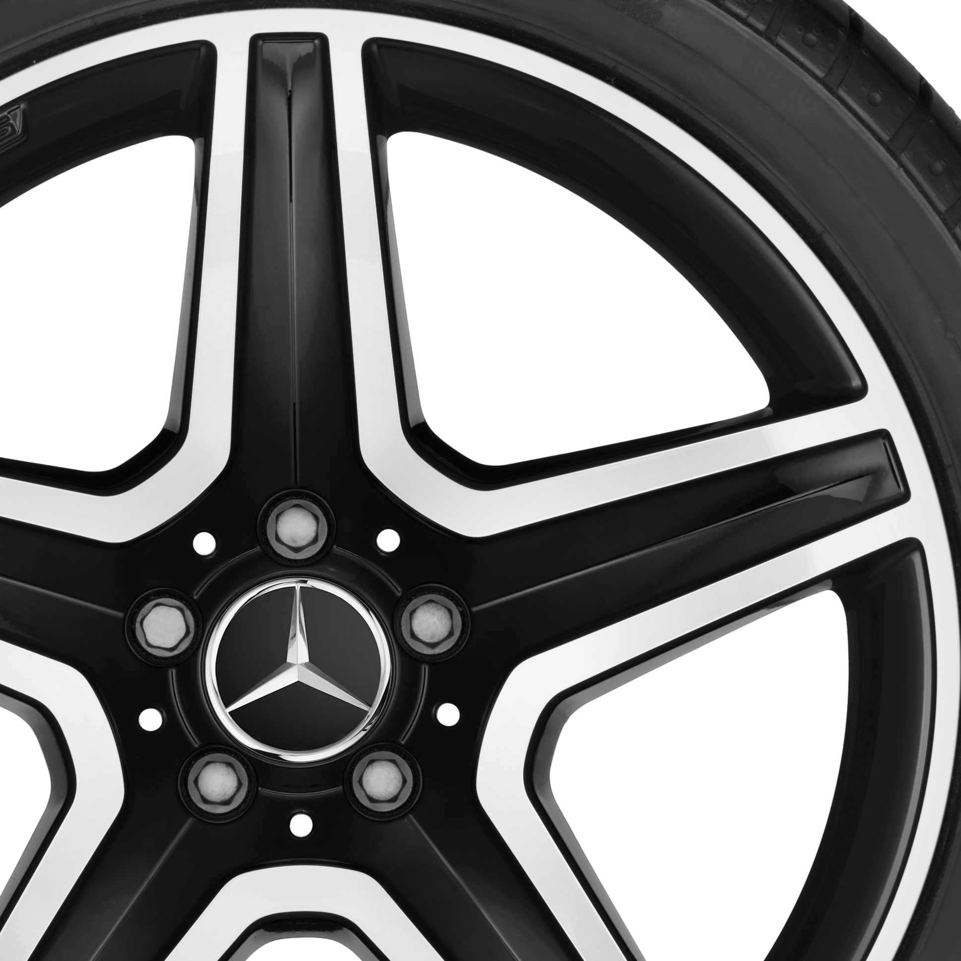 AMG 5 Spoke [156-19] Gloss Black with High Sheen Alloy Wheel Product Image #2
