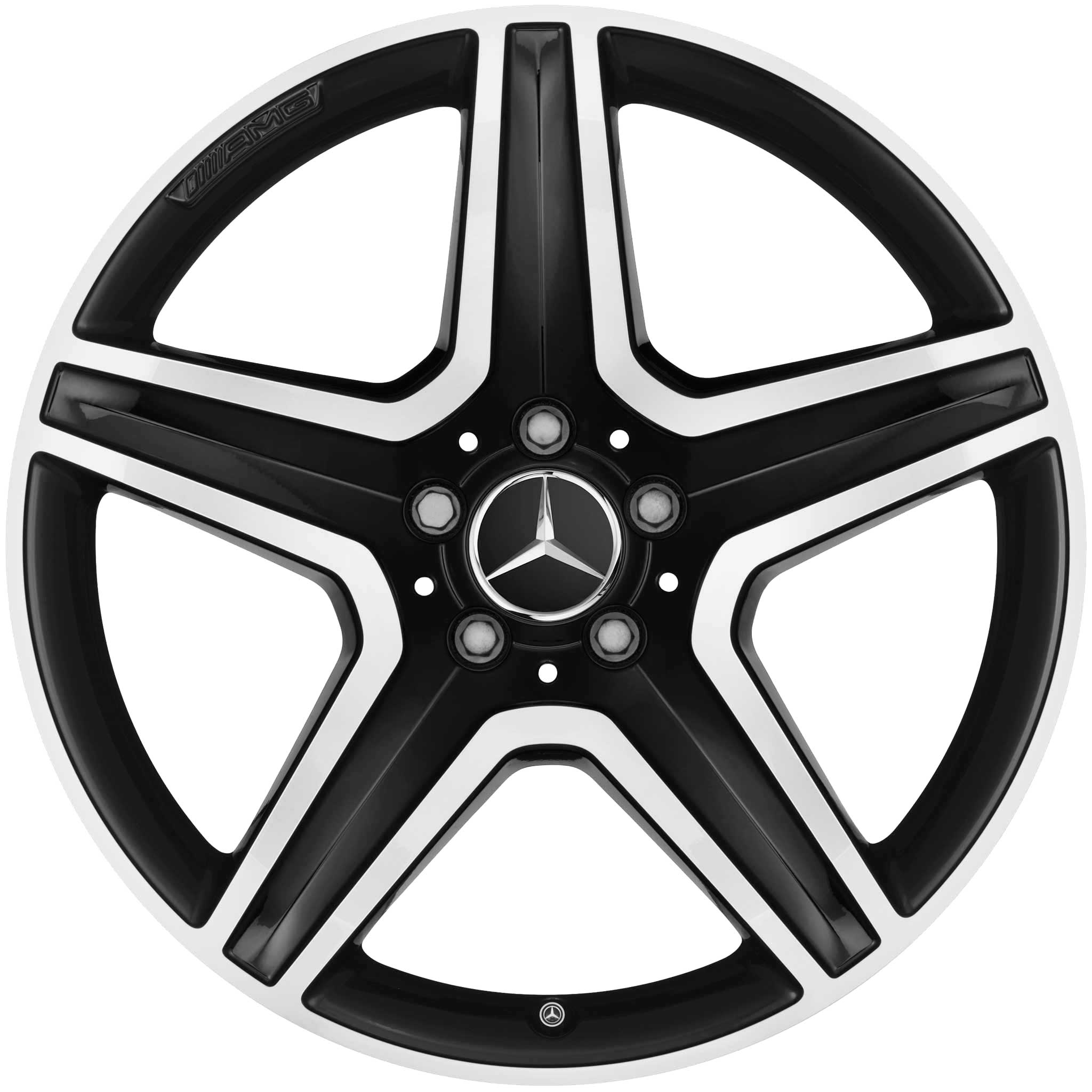 AMG 5 Spoke [156-19] Gloss Black with High Sheen Alloy Wheel Product Image #1