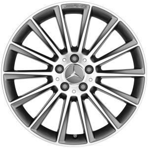 AMG Multispoke [156-19] Himalaya Grey with High Sheen Alloy Wheel - Sizes 19in