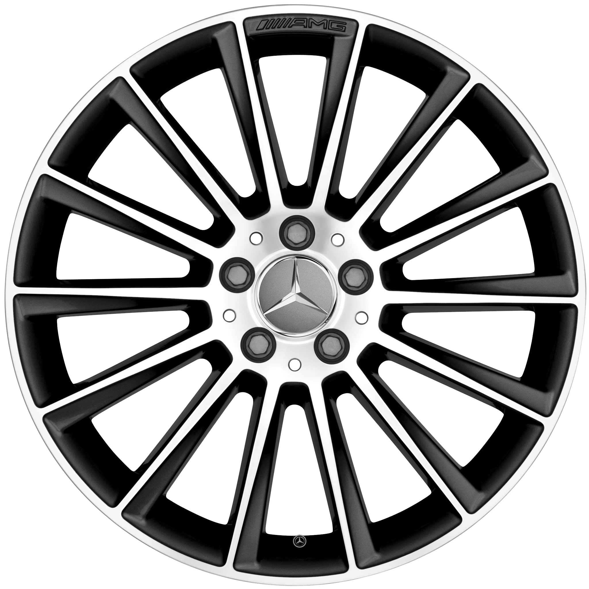 AMG Multispoke [156-19] Gloss Black with High Sheen Alloy Wheel Product Image #1