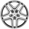 AMG 5 Twin Spoke [166-21] Himalaya Grey with High Sheen Wheel Img 1