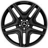 AMG 5 Twin Spoke [166-21] Matt Black with High Sheen Rim Edge Wheel Img 1