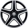 AMG 5 Spoke [166-20] Gloss Black with High Sheen Wheel Img 1