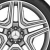 AMG 5 Twin Spoke [166-21] Himalaya Grey with High Sheen Wheel Img 2