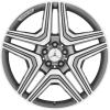 AMG 5 Twin Spoke [166-21] Himalaya Grey with High Sheen Wheel Img 1
