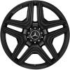 AMG 5 Twin Spoke [166-21] Matt Black with High Sheen Rim Edge Wheel Img 1