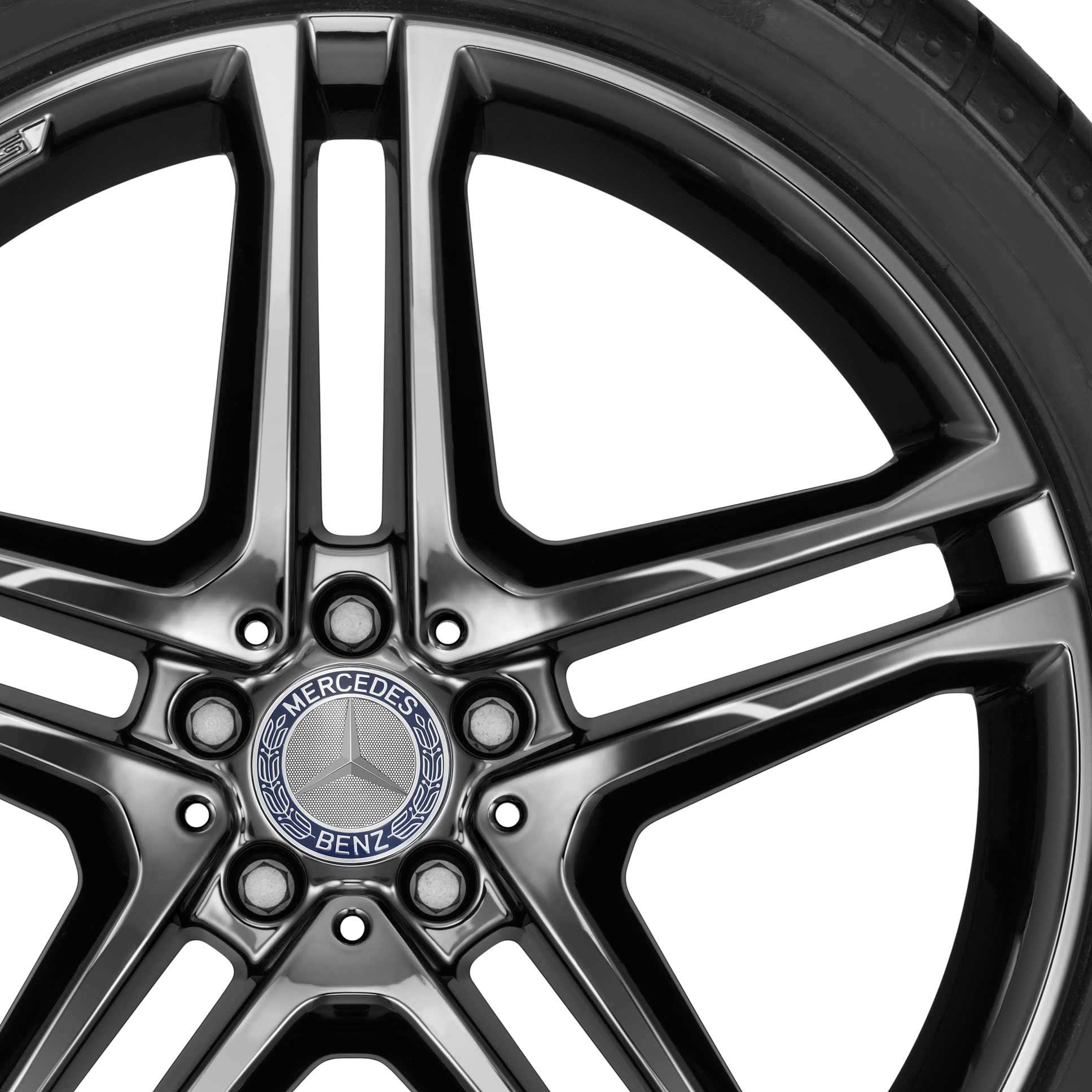 AMG 5 Twin Spoke [166-21] Titanium Black Alloy Wheel Product Image #2