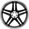 AMG 5 Twin Spoke [166-21] Titanium Black Wheel Img 3